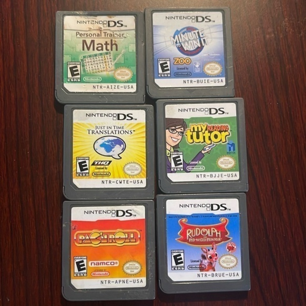 Lot of 6 Nintendo DS games